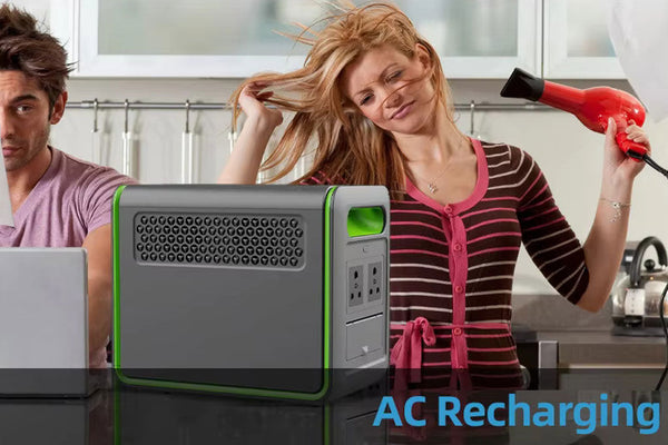 Outdoor solar power station 1200W Power Banks & Power Station 1024Wh portable emergency battery supply fast charging